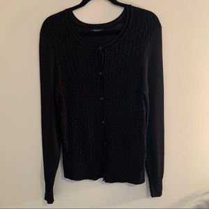 Black Knit Cardigan | RW&Co.